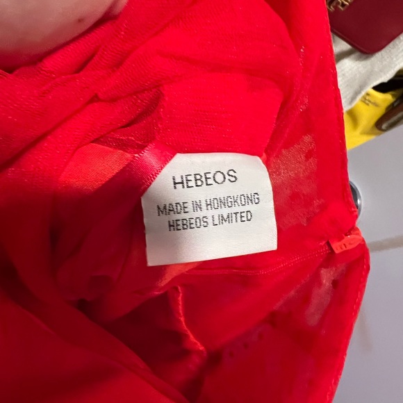 Custom Red Swiss Dot Tulle Corset Bustier Tea Length Gown - Picture 8 of 11